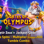Siap-Siap Disambar Petir Zeus! Di atas Gunung Olympus, sang dewa langit turun langsung buat bagi-bagi Multiplier x500!